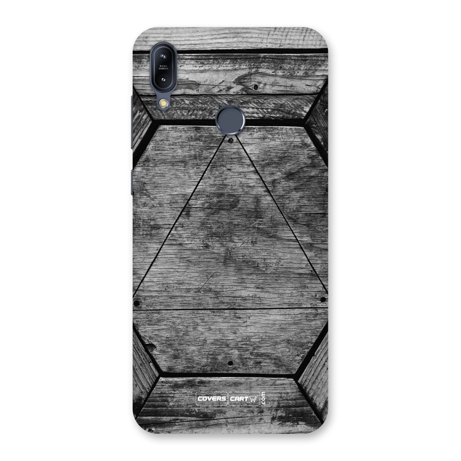 Wooden Hexagon Back Case for Zenfone Max M2
