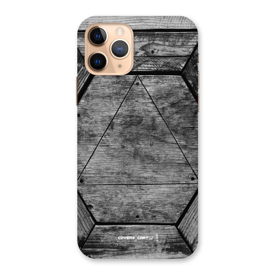 Wooden Hexagon Back Case for iPhone 11 Pro