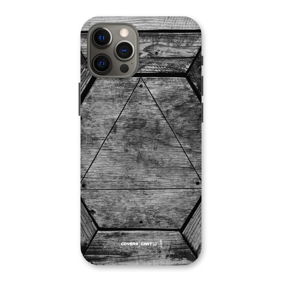 Wooden Hexagon Back Case for iPhone 12 Pro Max