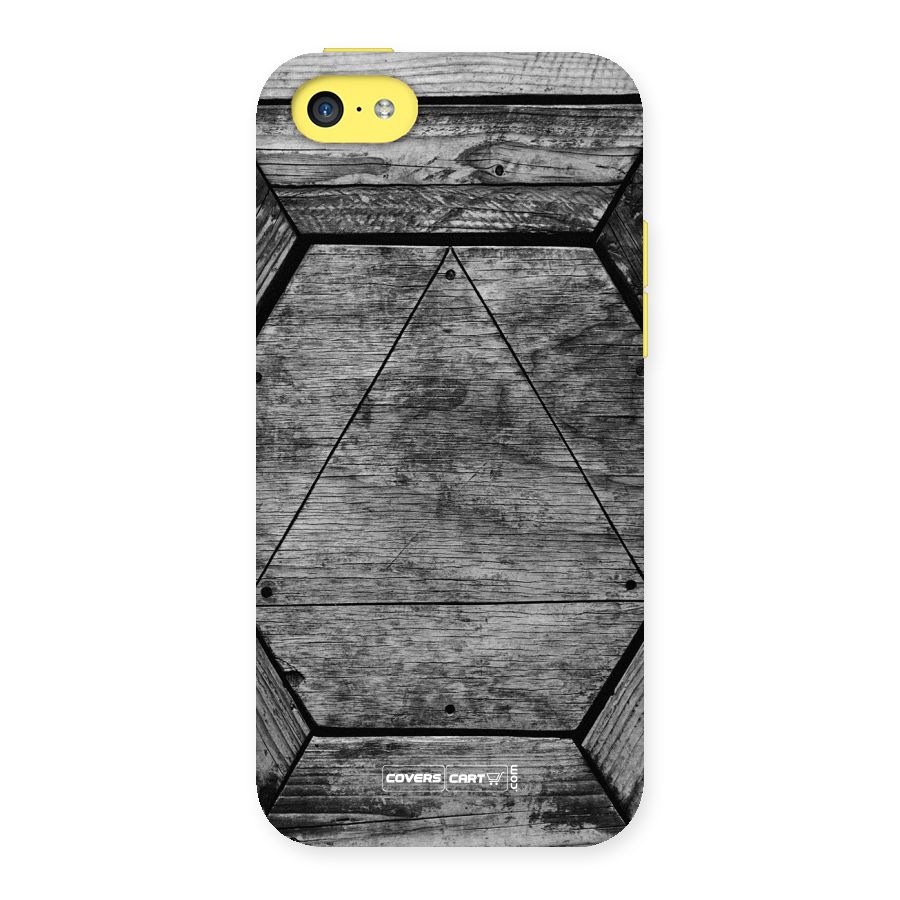 Wooden Hexagon Back Case for iPhone 5C
