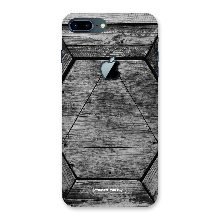 Wooden Hexagon Back Case for iPhone 7 Plus Apple Cut
