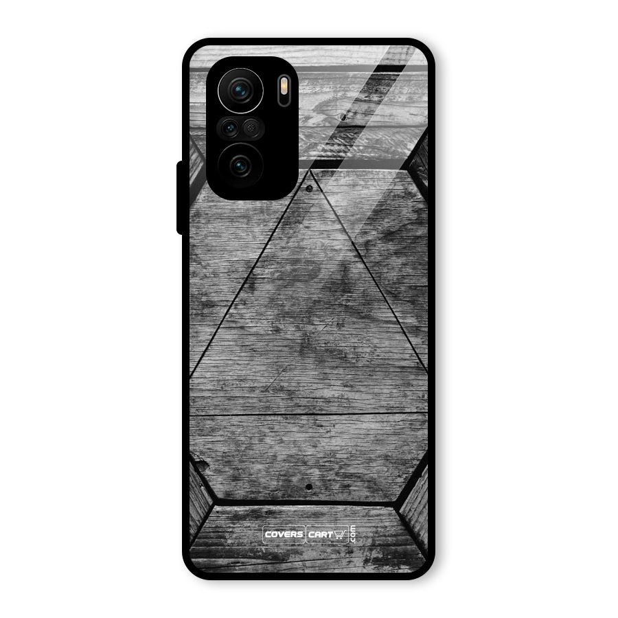 Wooden Hexagon Glass Back Case for Mi 11x