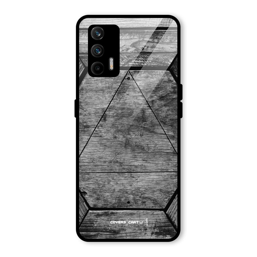 Wooden Hexagon Glass Back Case for Realme GT 5G
