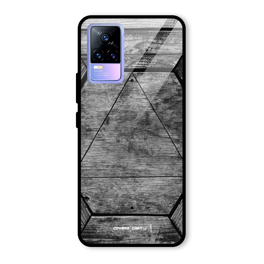 Wooden Hexagon Glass Back Case for Vivo Y73