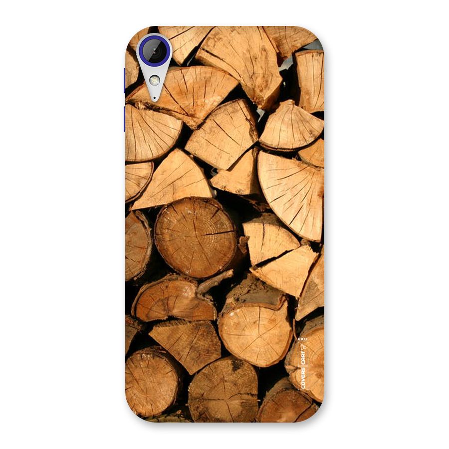 Wooden Logs Back Case for Desire 830