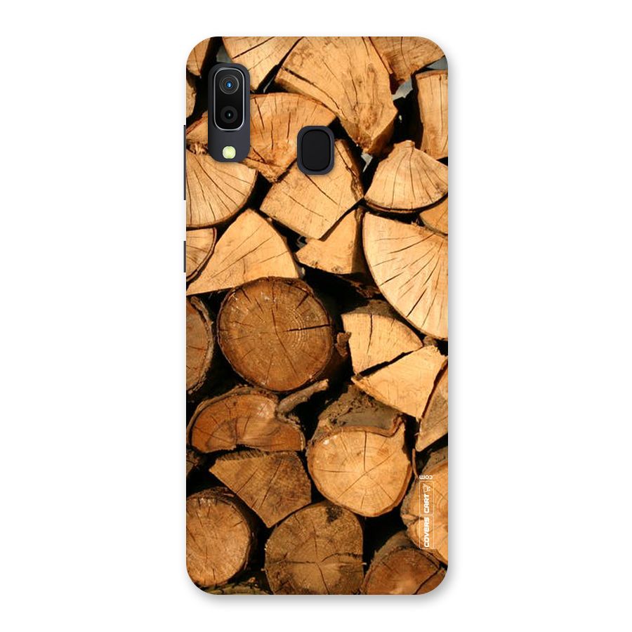 Wooden Logs Back Case for Galaxy A30