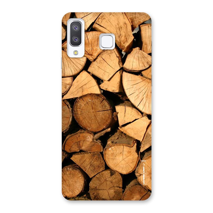 Wooden Logs Back Case for Galaxy A8 Star