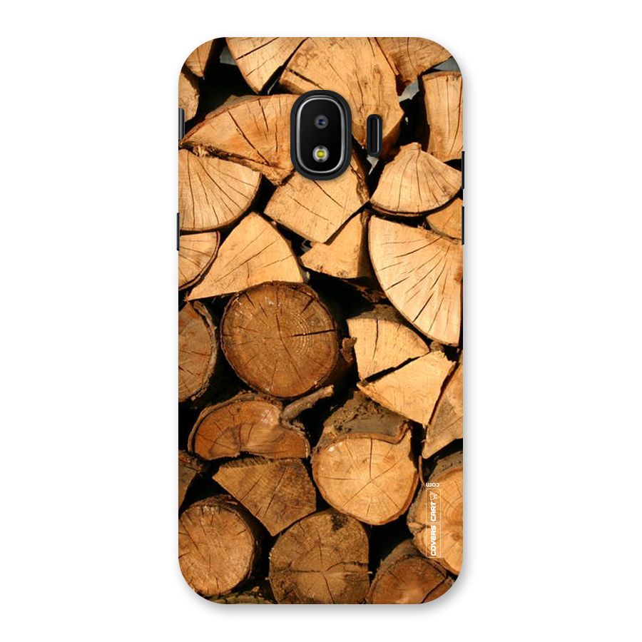 Wooden Logs Back Case for Galaxy J2 Pro 2018