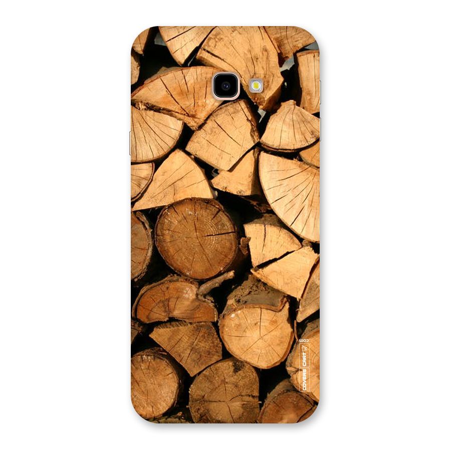 Wooden Logs Back Case for Galaxy J4 Plus
