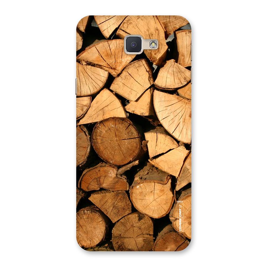 Wooden Logs Back Case for Galaxy J5 Prime