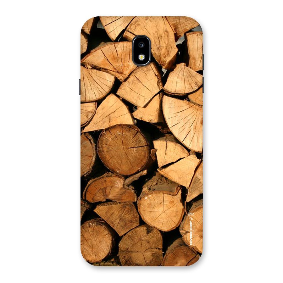 Wooden Logs Back Case for Galaxy J7 Pro