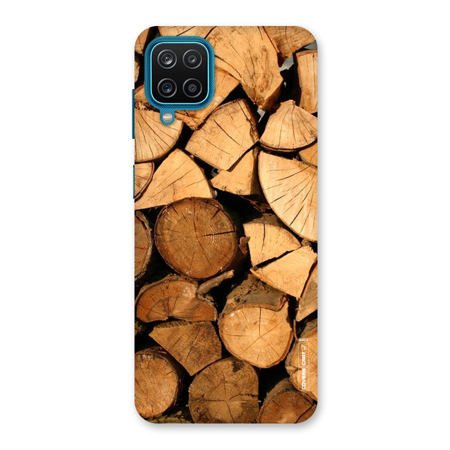 Wooden Logs Back Case for Galaxy M12