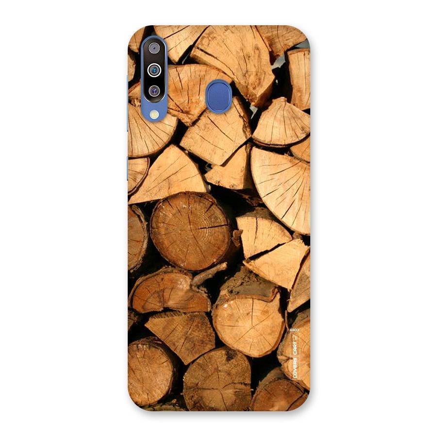 Wooden Logs Back Case for Galaxy M30