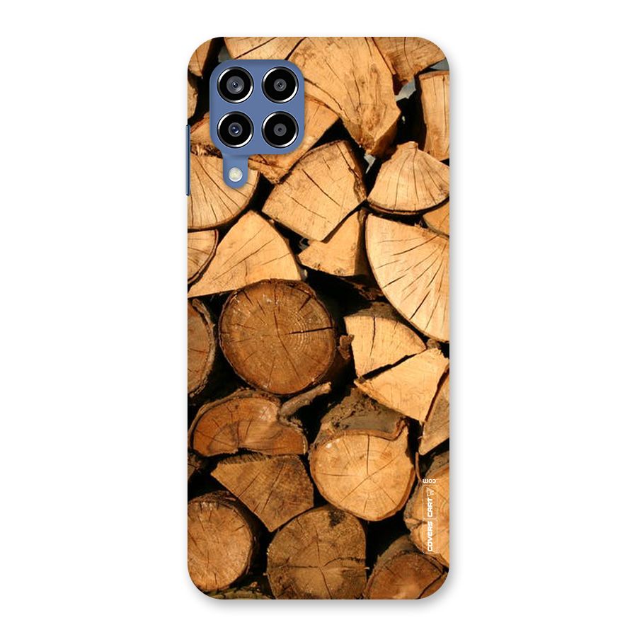 Wooden Logs Back Case for Galaxy M53 5G