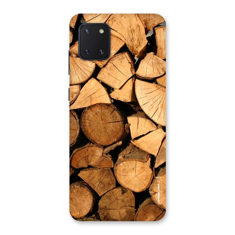 Wooden Logs Back Case for Galaxy Note 10 Lite