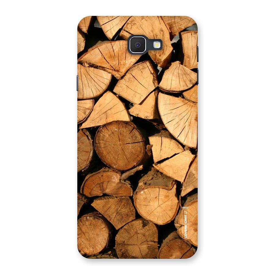 Wooden Logs Back Case for Galaxy On7 2016