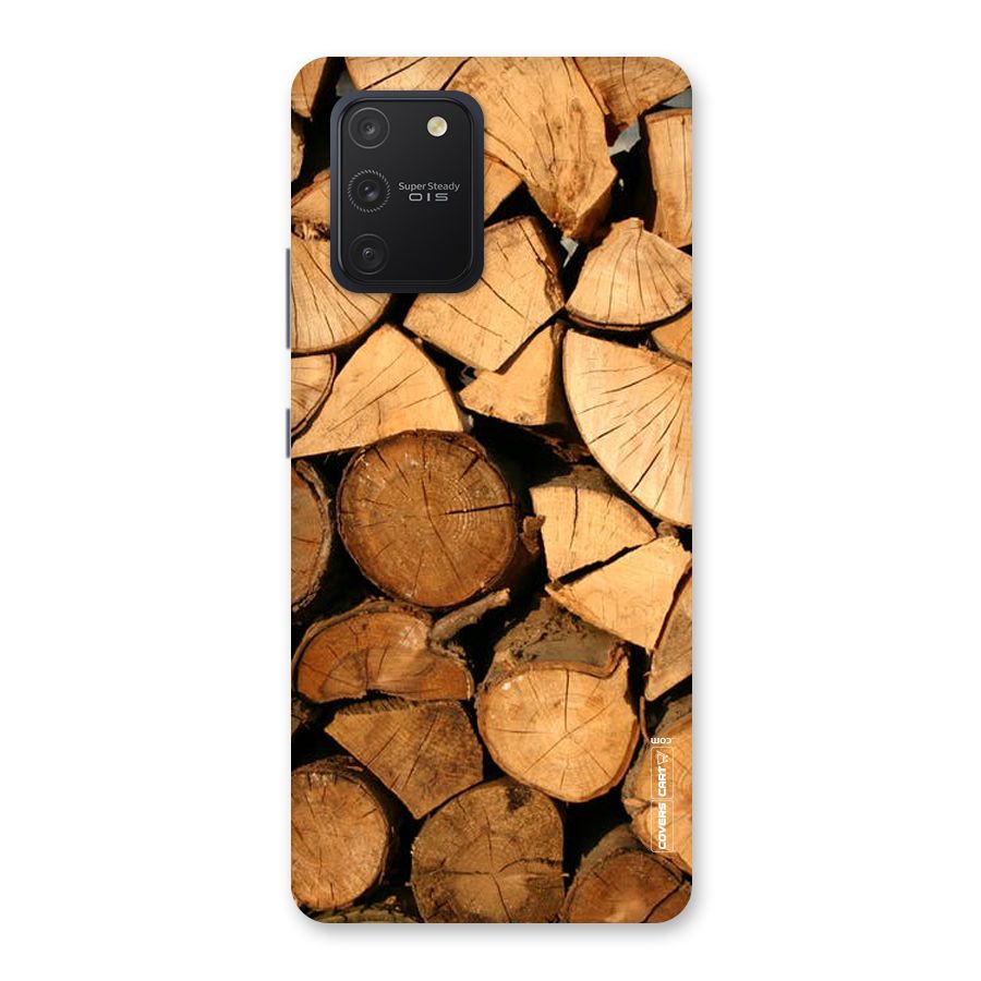 Wooden Logs Back Case for Galaxy S10 Lite