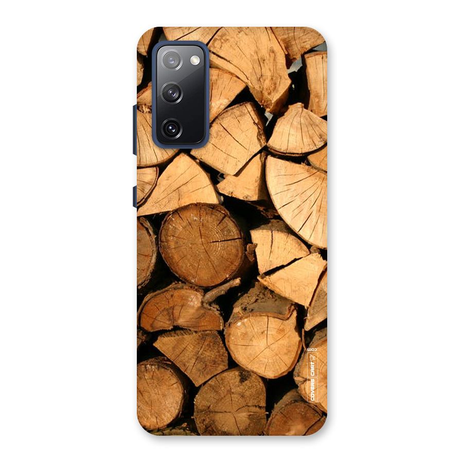 Wooden Logs Back Case for Galaxy S20 FE
