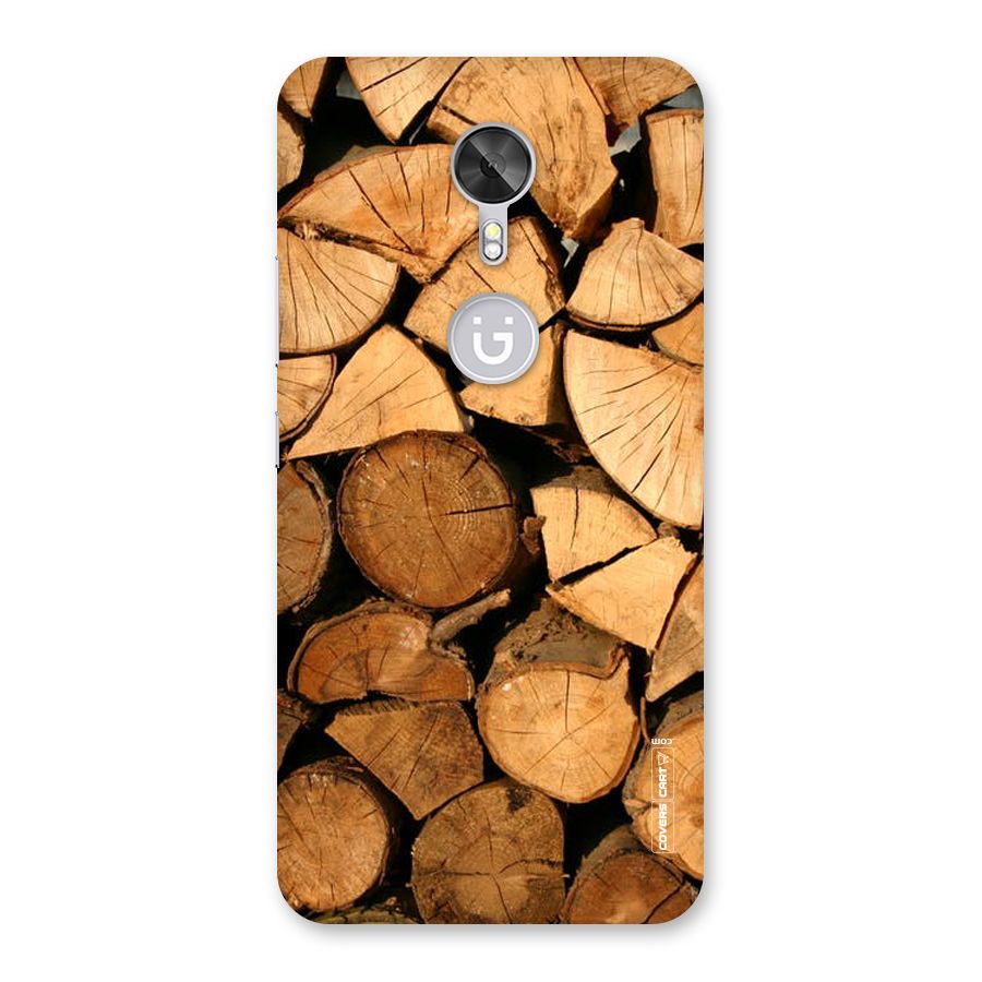 Wooden Logs Back Case for Gionee A1