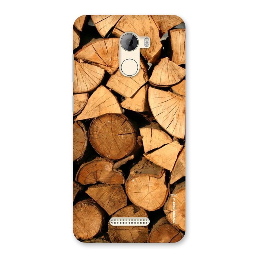 Wooden Logs Back Case for Gionee A1 LIte