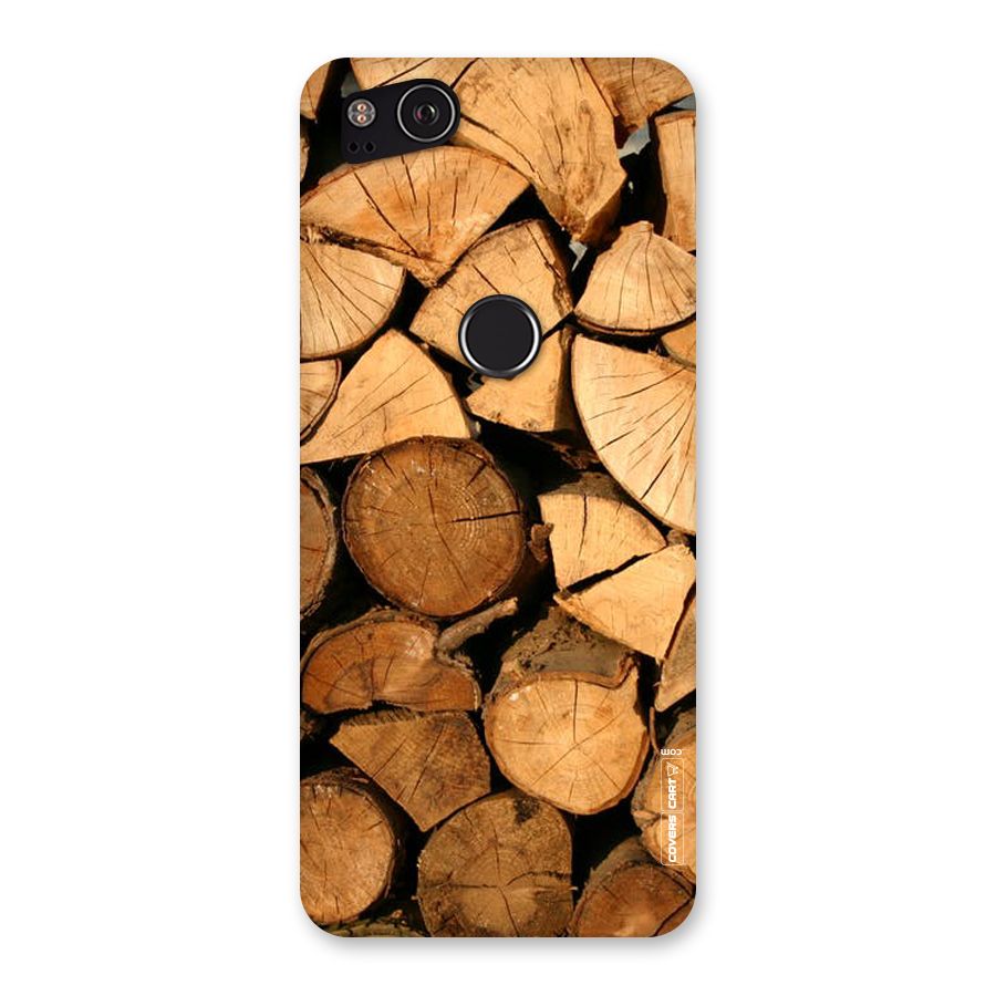 Wooden Logs Back Case for Google Pixel 2