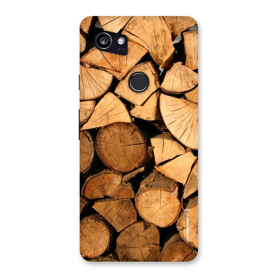 Wooden Logs Back Case for Google Pixel 2 XL