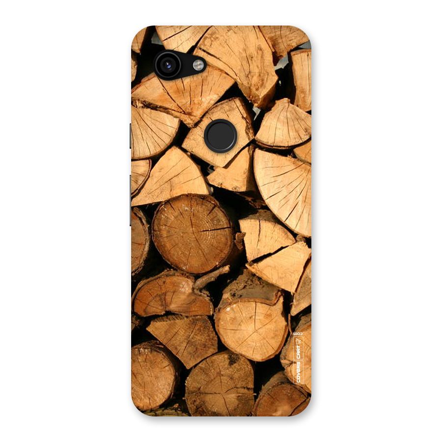 Wooden Logs Back Case for Google Pixel 3a
