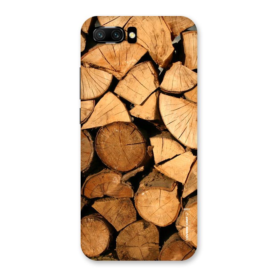 Wooden Logs Back Case for Honor 10