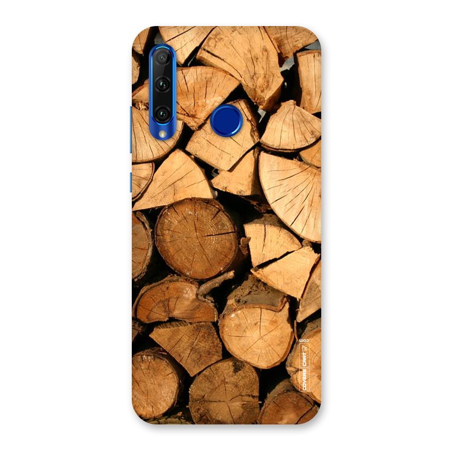 Wooden Logs Back Case for Honor 20i