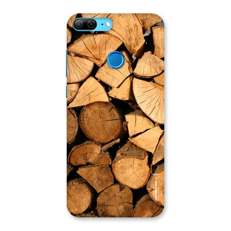 Wooden Logs Back Case for Honor 9 Lite