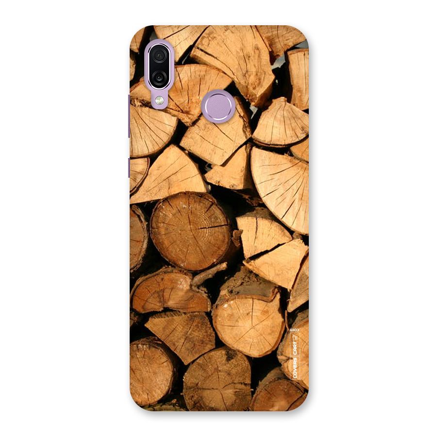 Wooden Logs Back Case for Honor Play