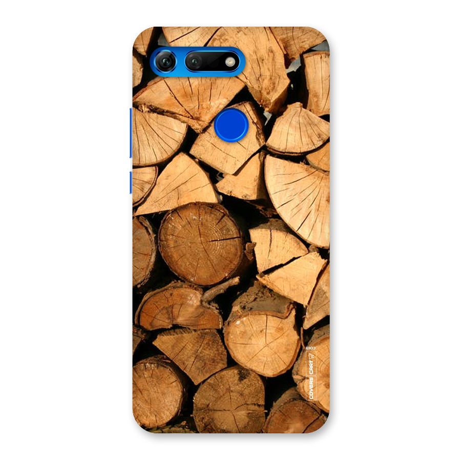 Wooden Logs Back Case for Honor View 20