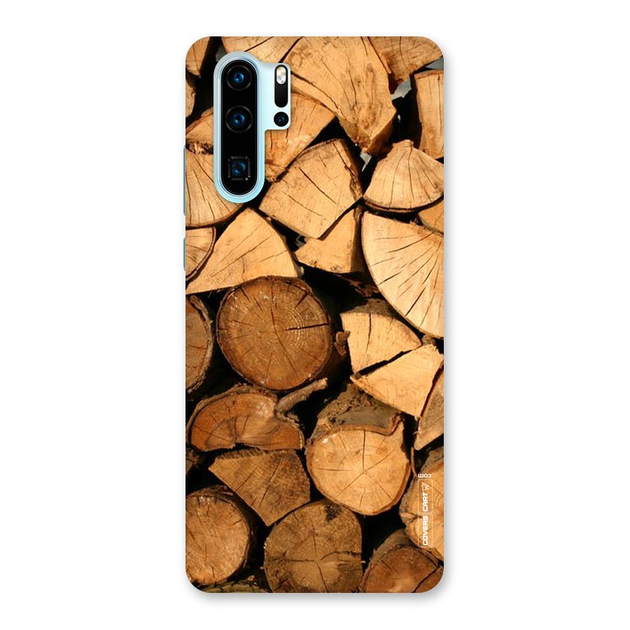 Wooden Logs Back Case for Huawei P30 Pro