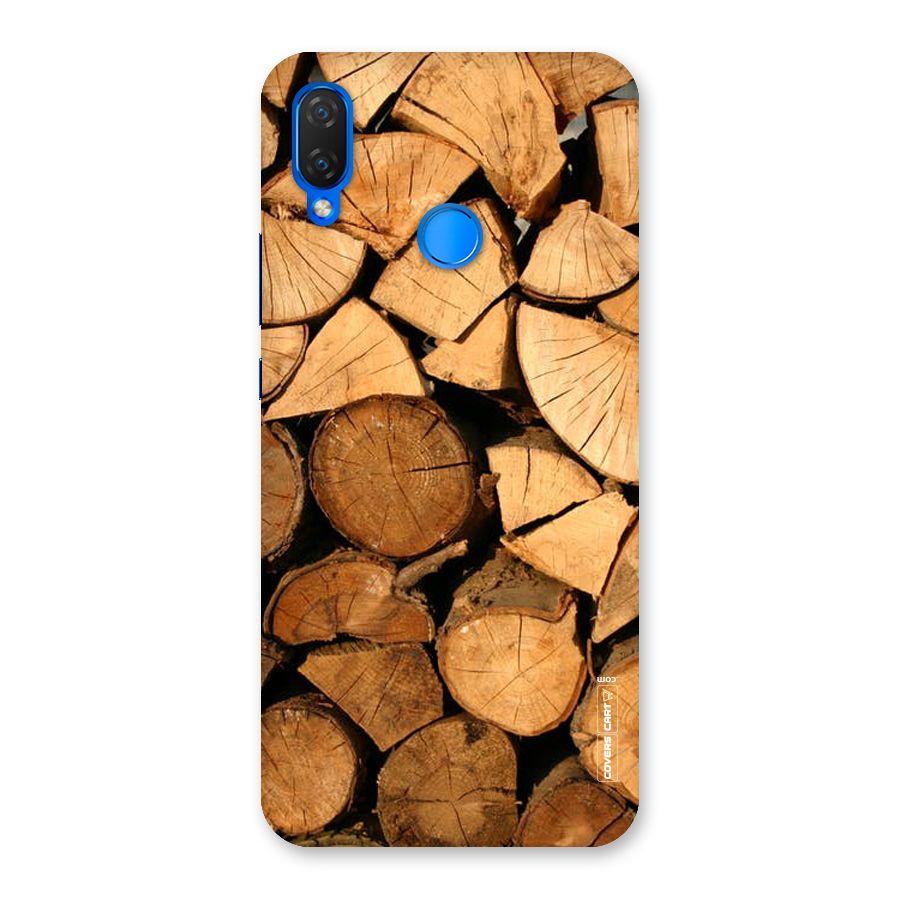Wooden Logs Back Case for Huawei P Smart+