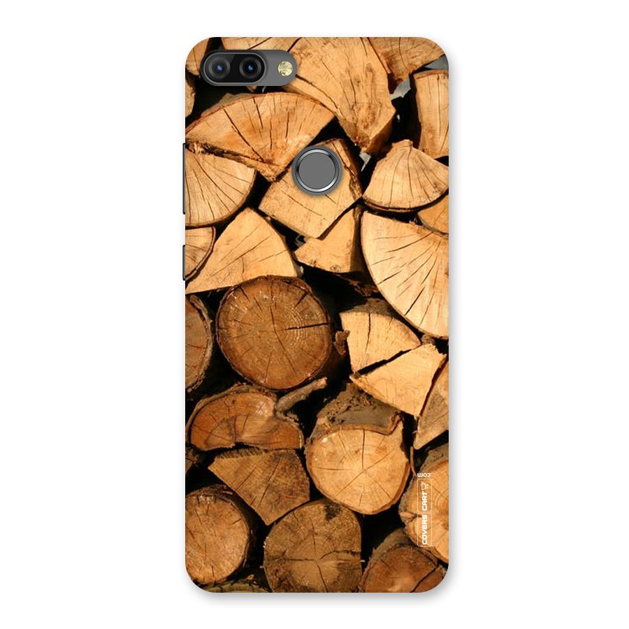 Wooden Logs Back Case for Infinix Hot 6 Pro