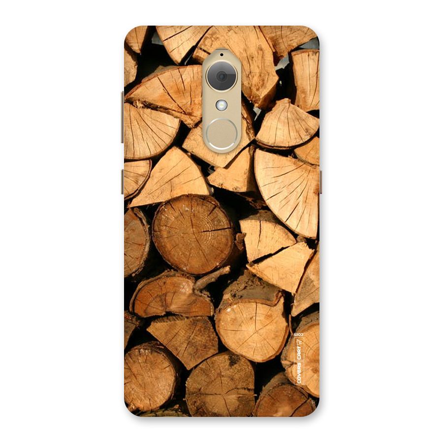 Wooden Logs Back Case for Lenovo K8