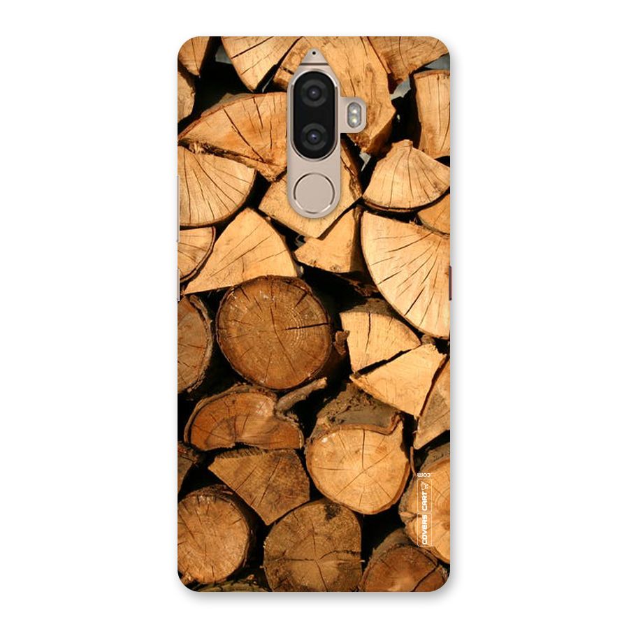 Wooden Logs Back Case for Lenovo K8 Note