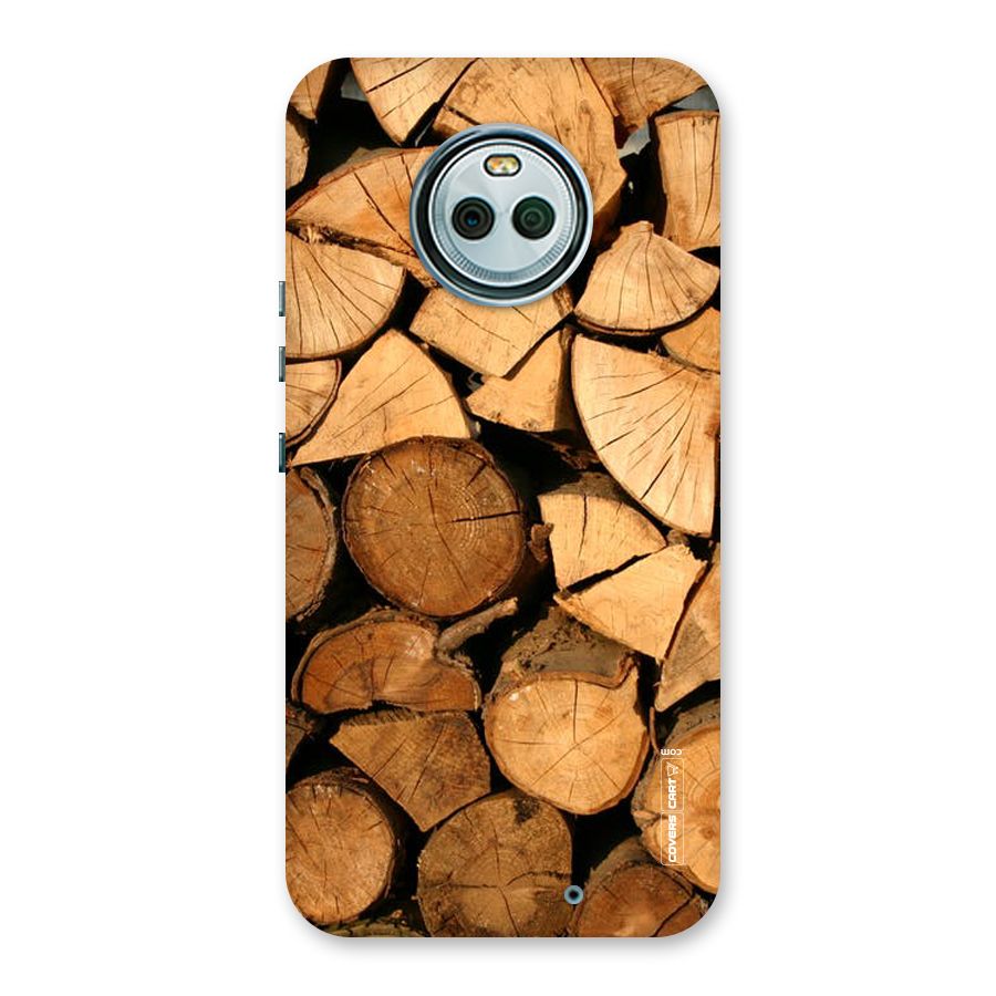 Wooden Logs Back Case for Moto X4
