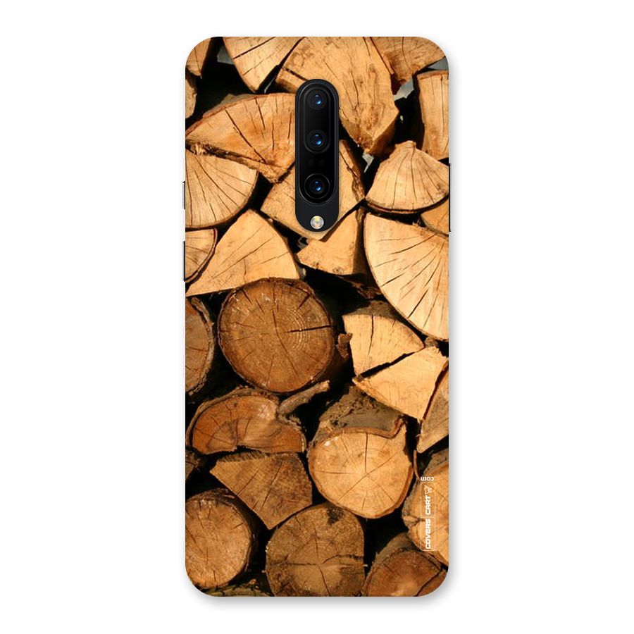 Wooden Logs Back Case for OnePlus 7 Pro