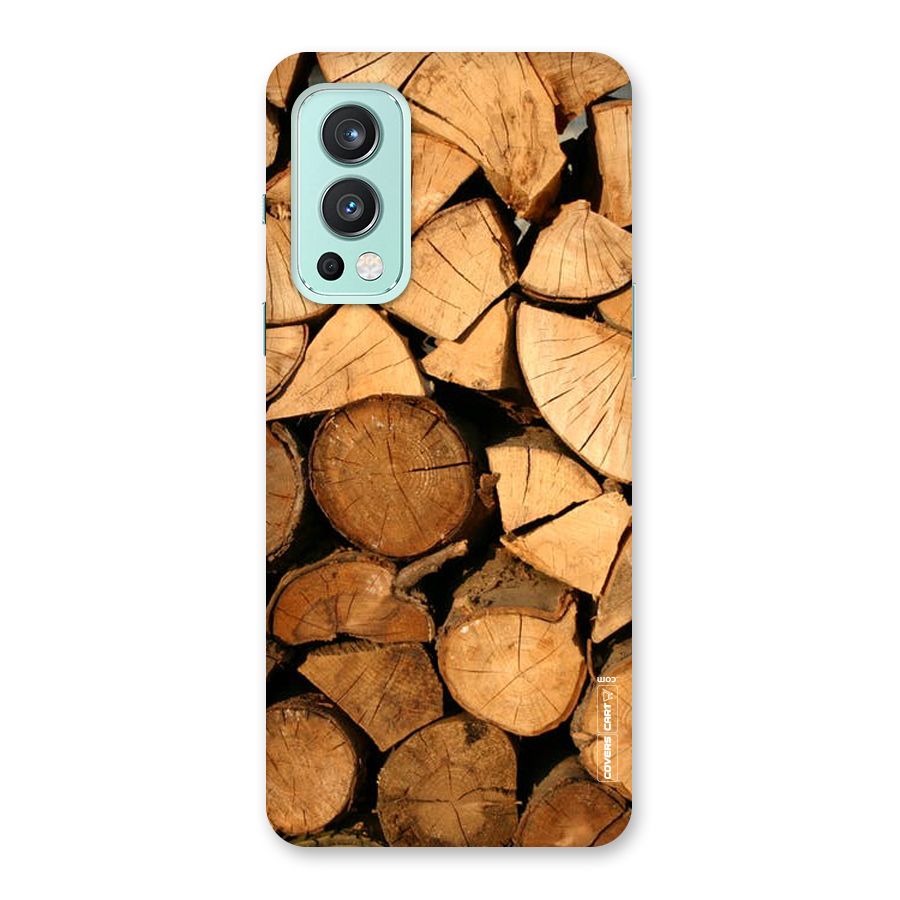 Wooden Logs Back Case for OnePlus Nord 2 5G