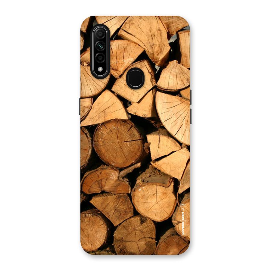 Wooden Logs Back Case for Oppo A31