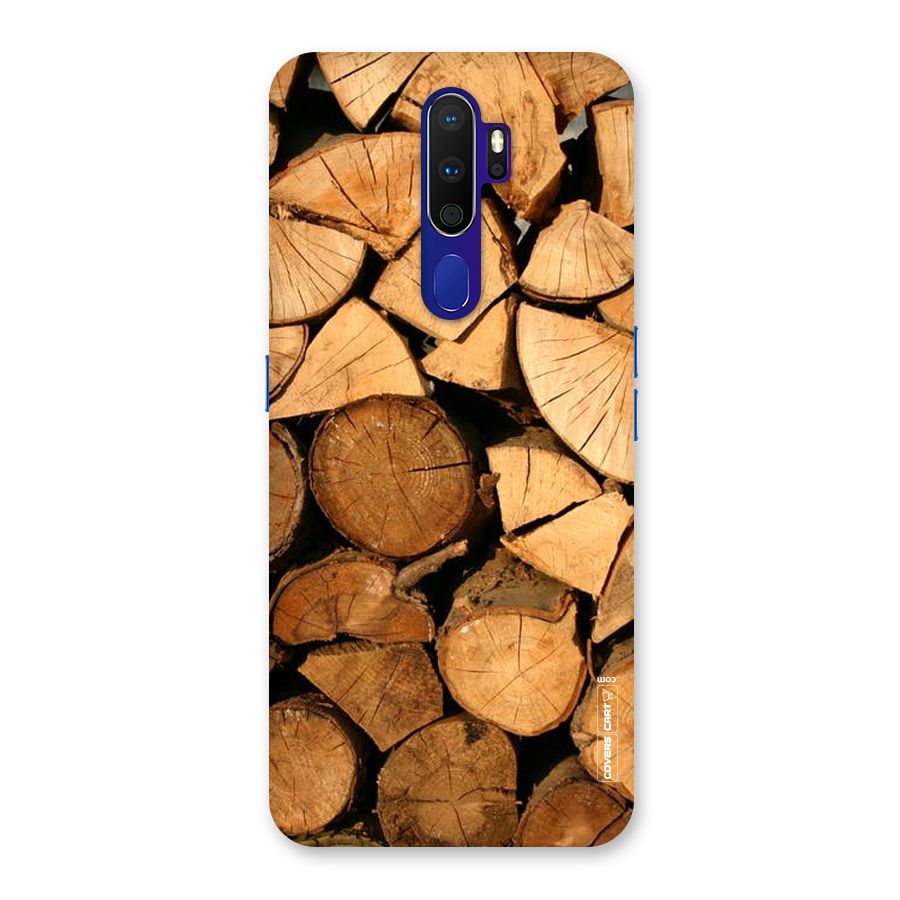 Wooden Logs Back Case for Oppo A9 (2020)