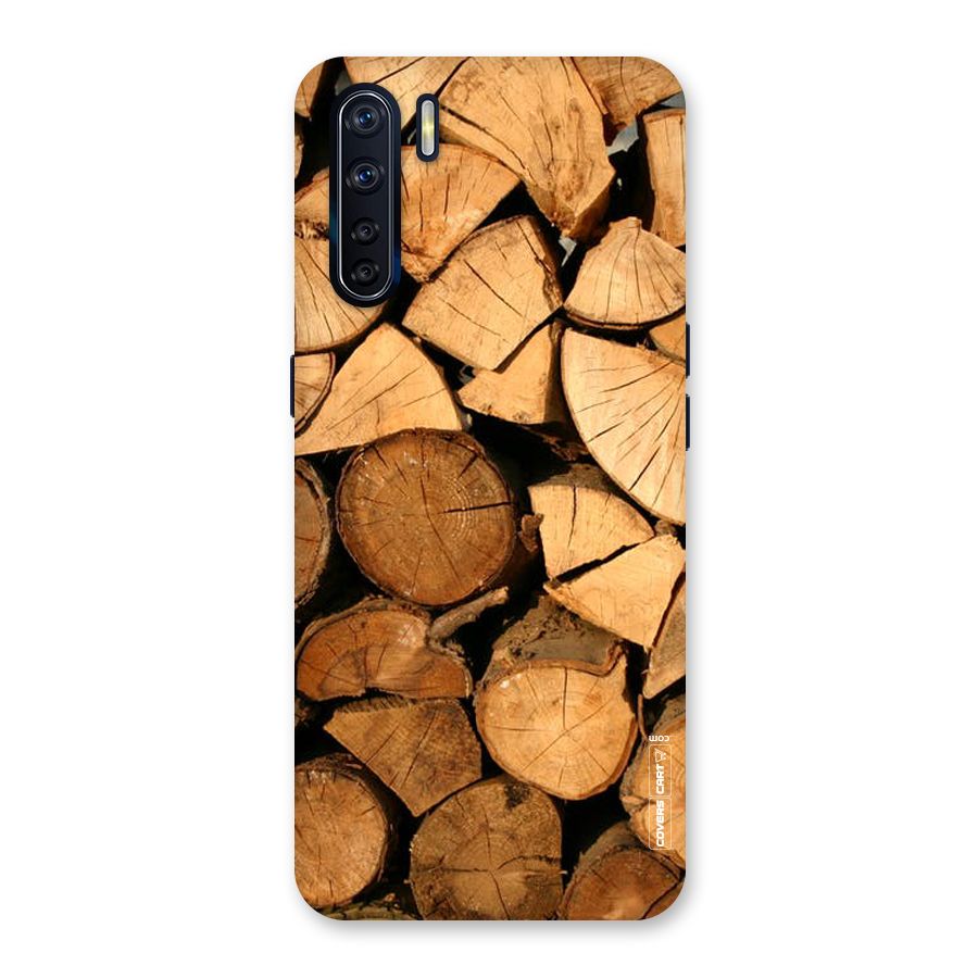Wooden Logs Back Case for Oppo F15