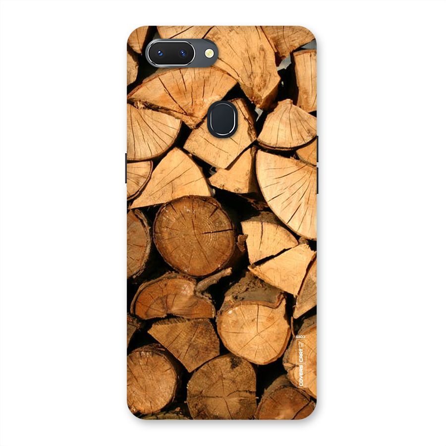 Wooden Logs Back Case for Oppo Realme 2