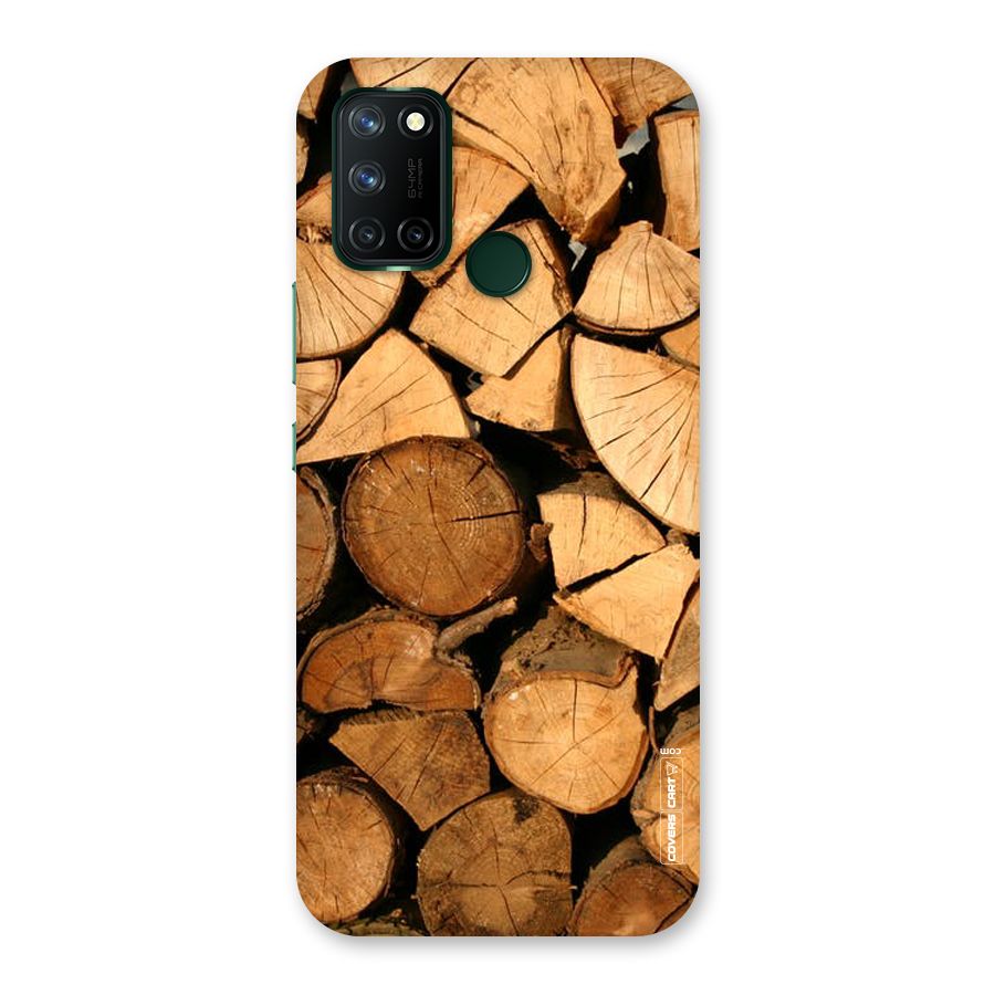 Wooden Logs Back Case for Realme 7i