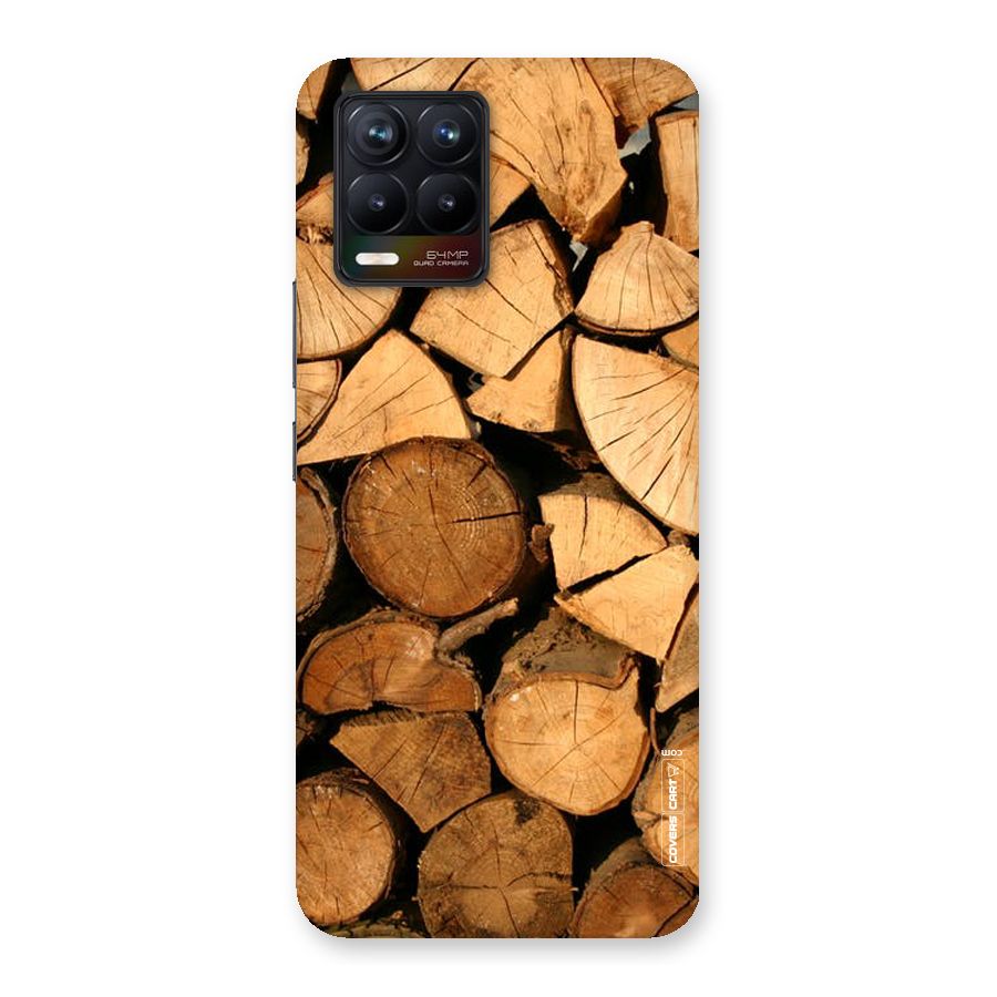 Wooden Logs Back Case for Realme 8