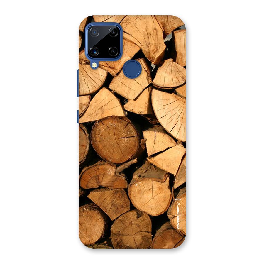 Wooden Logs Back Case for Realme C12