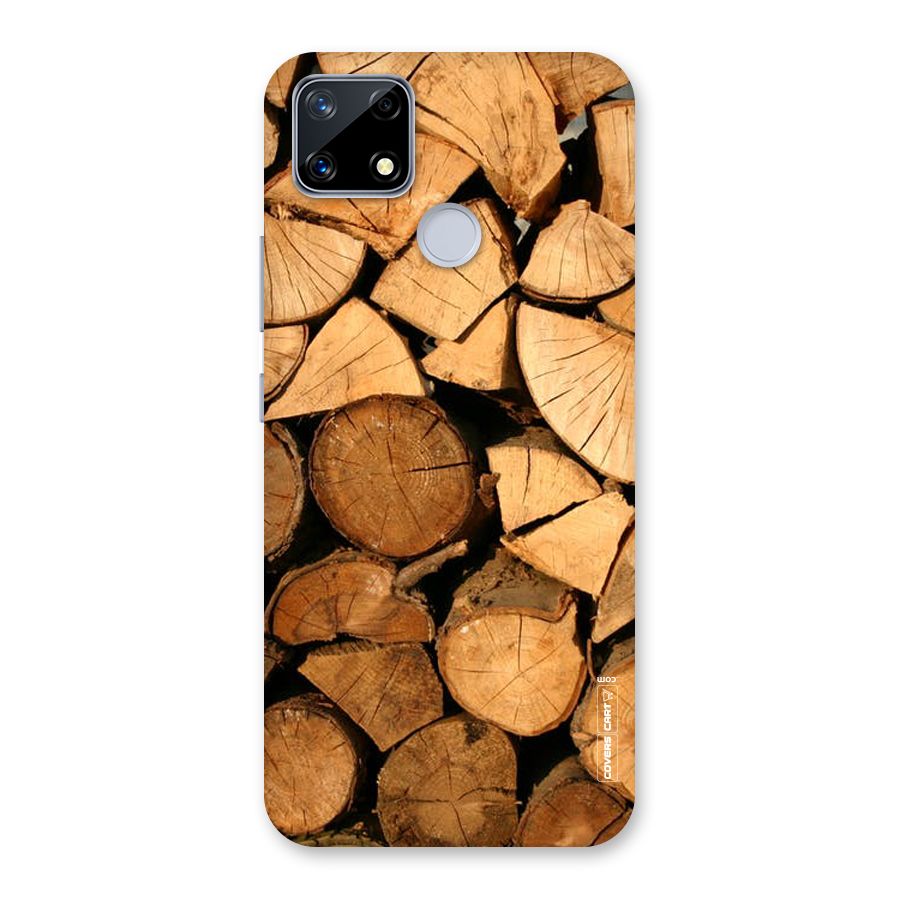 Wooden Logs Back Case for Realme Narzo 20
