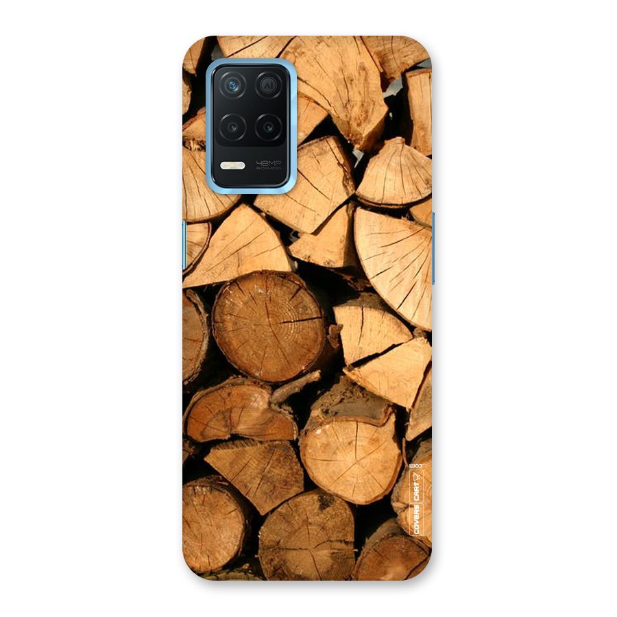 Wooden Logs Back Case for Realme Narzo 30 5G