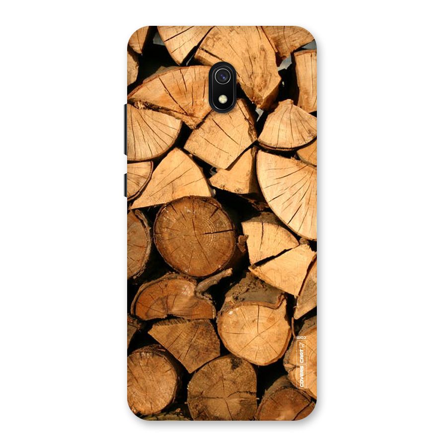 Wooden Logs Back Case for Redmi 8A